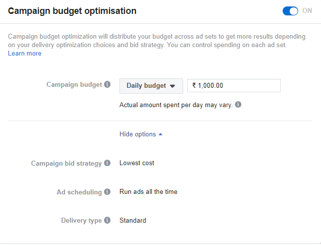 brand awareness campaign budget optimization